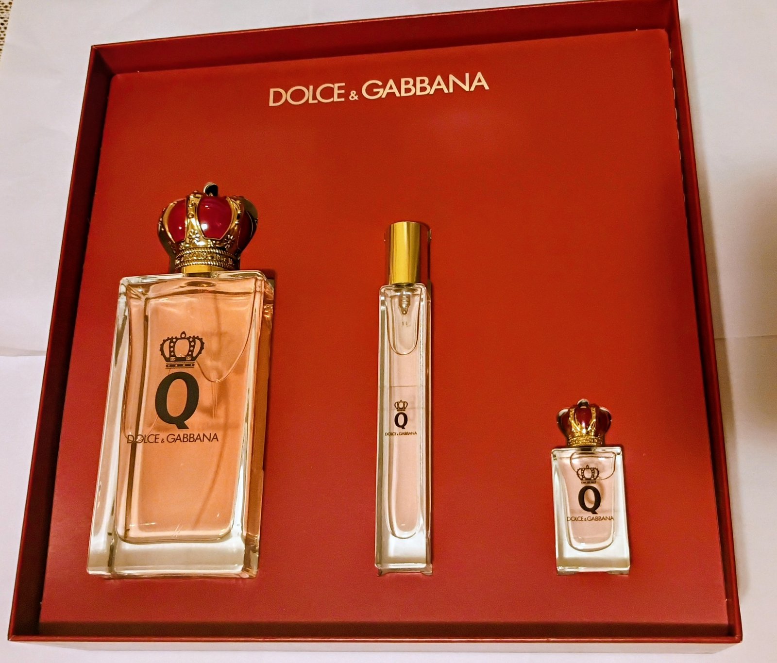 DOLCE & GABBANA Q EDP SET 3 PIEZAS